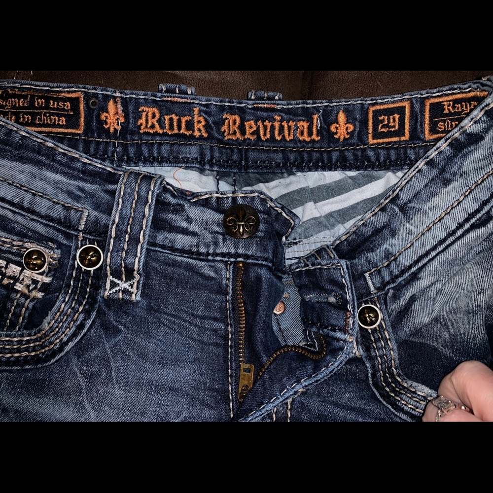 Men’s Rock Revival Slim Boot 29x28